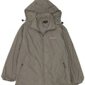Champion Herren-Regenjacke mit Kapuze, UK 44, 2XL, Grau