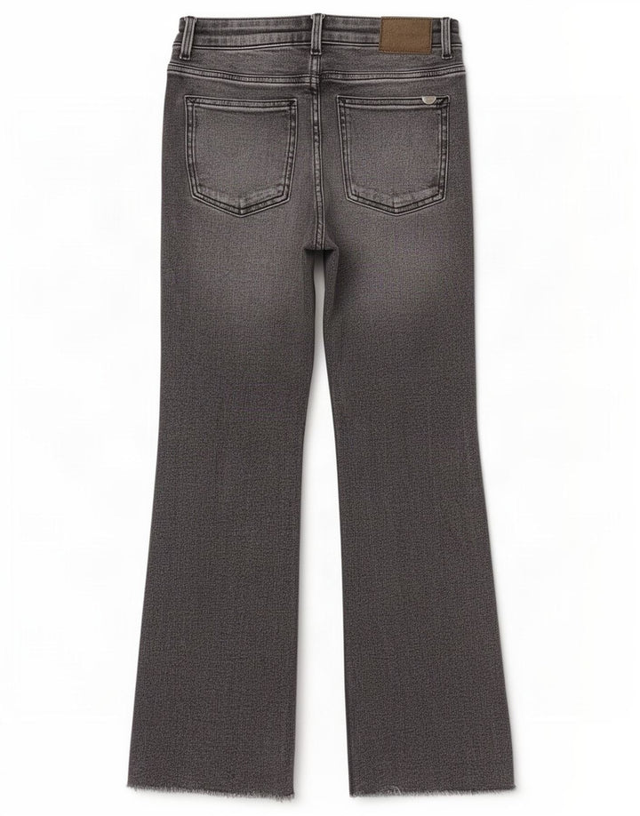 Zara Damen Bootcut Jeans EU 38 Small W28 L26 Grau