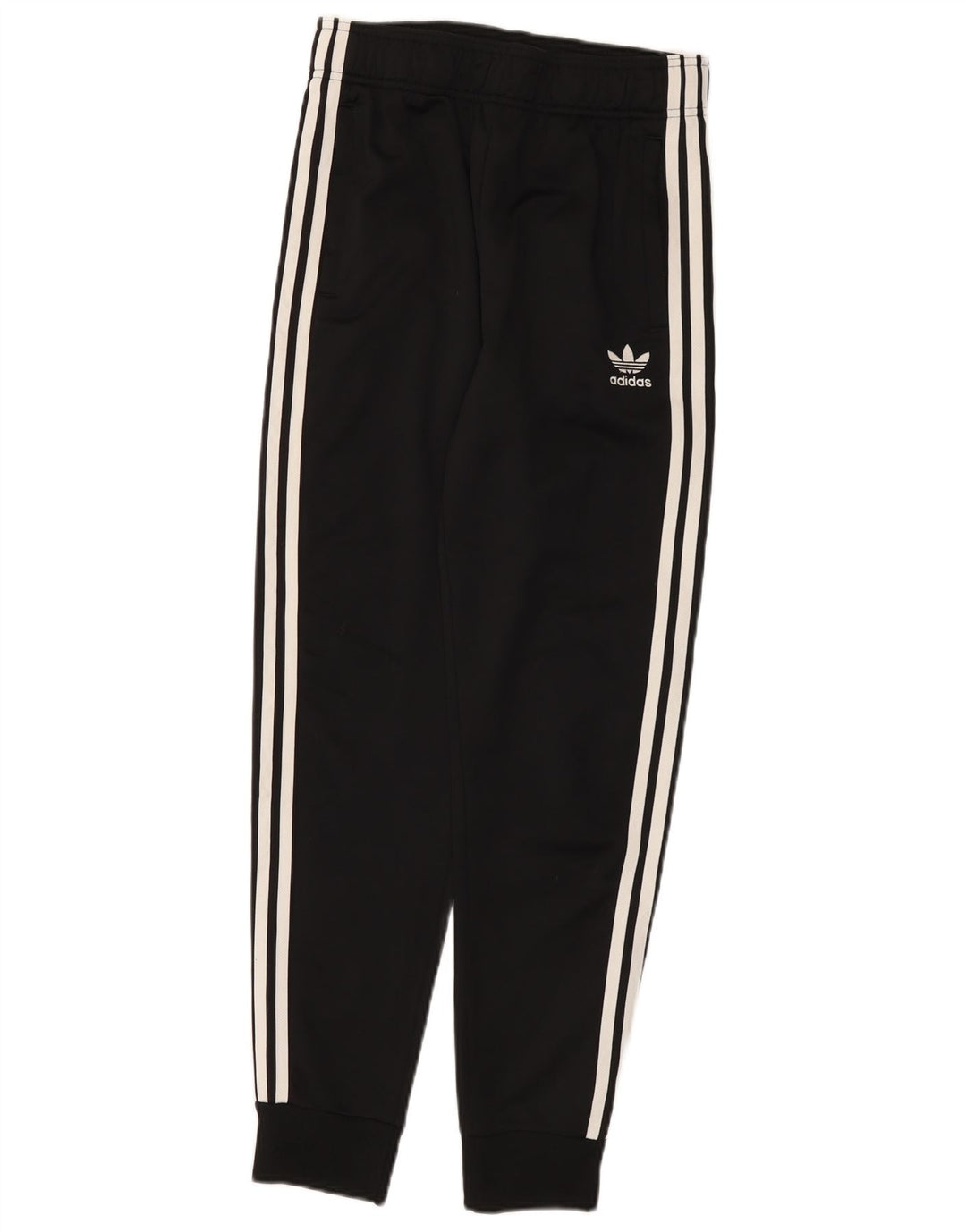 Adidas Jungen-Trainingshose, Jogginghose, 13–14 Jahre, schwarzes Polyester