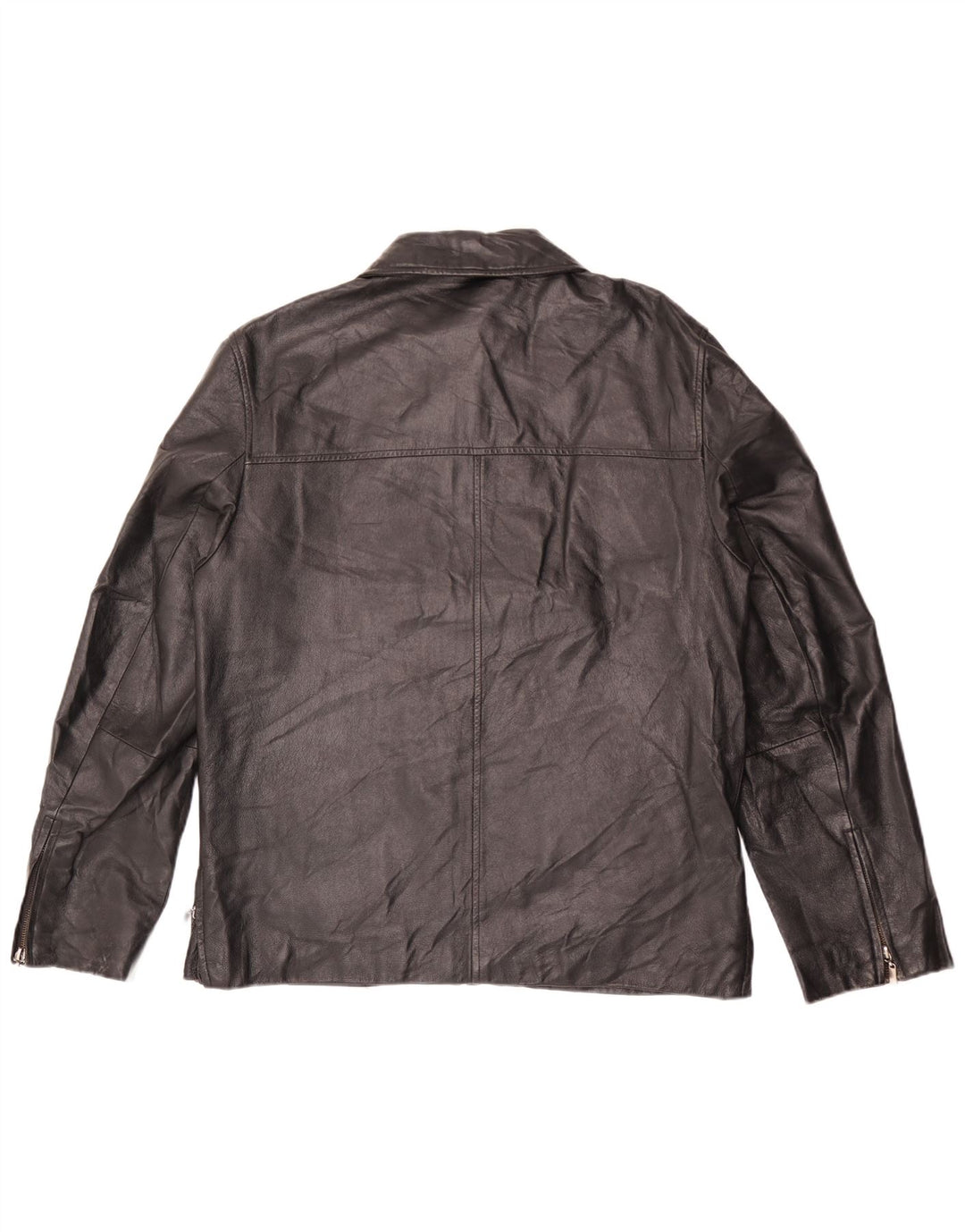 Conbipel Herren Lederjacke UK 38 Mittelschwarzes Leder
