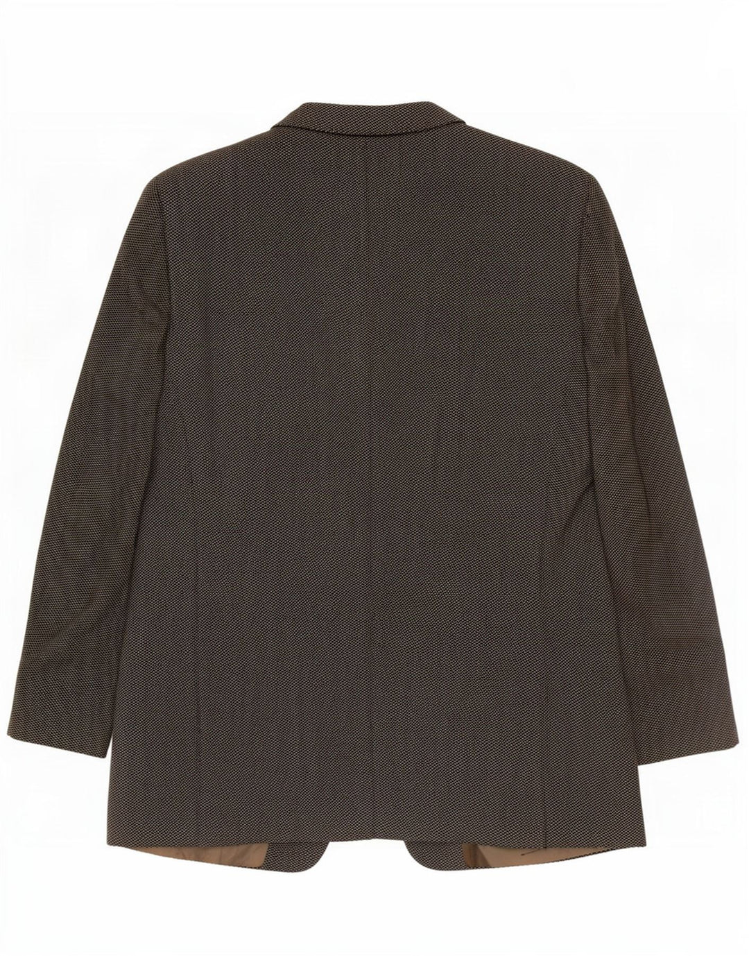 Armani Collezioni Herren 3-Knopf-Blazerjacke IT 56 3XL Graues Fischgrätenmuster