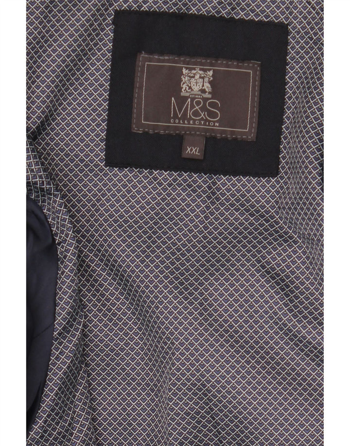 Marks & Spencer Herren Bomberjacke UK 44 2XL Marineblau