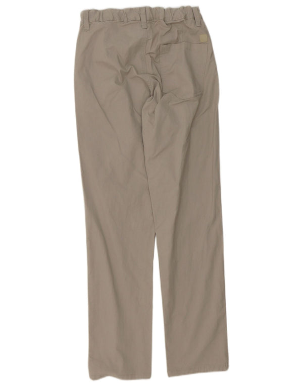 Benetton Straight Chino-Hose für Jungen, 9–10 Jahre, Größe L, Grau, Baumwolle