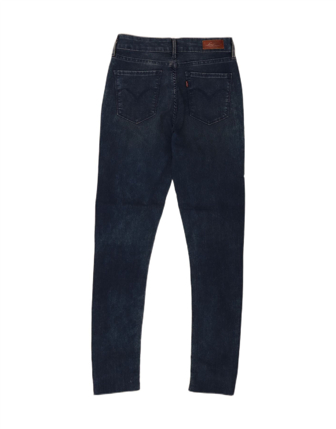 LEVI'S Womens Skinny Jeans W28 L28 Navy Blue Vintage Levi's and Second-Hand Levi's from Messina Hembry 