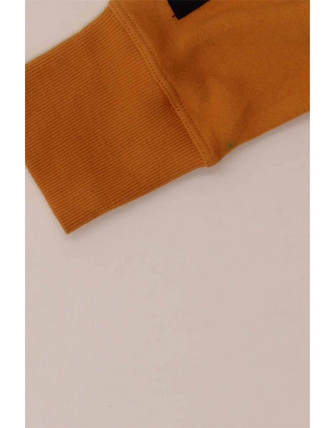 CALVIN KLEIN Damen Übergroßer Crop Hoodie Pullover UK 10 Small Gelb