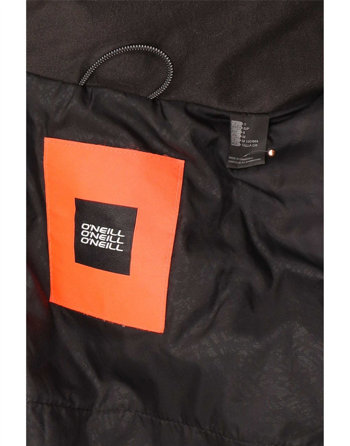 O'Neill Herren-Skijacke mit Kapuze, UK 36, Größe S, Schwarz, Colourblock-Polyester