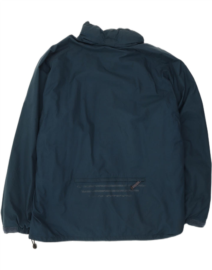 ADIDAS Mens Rain Jacket UK 42 XL Green Polyester