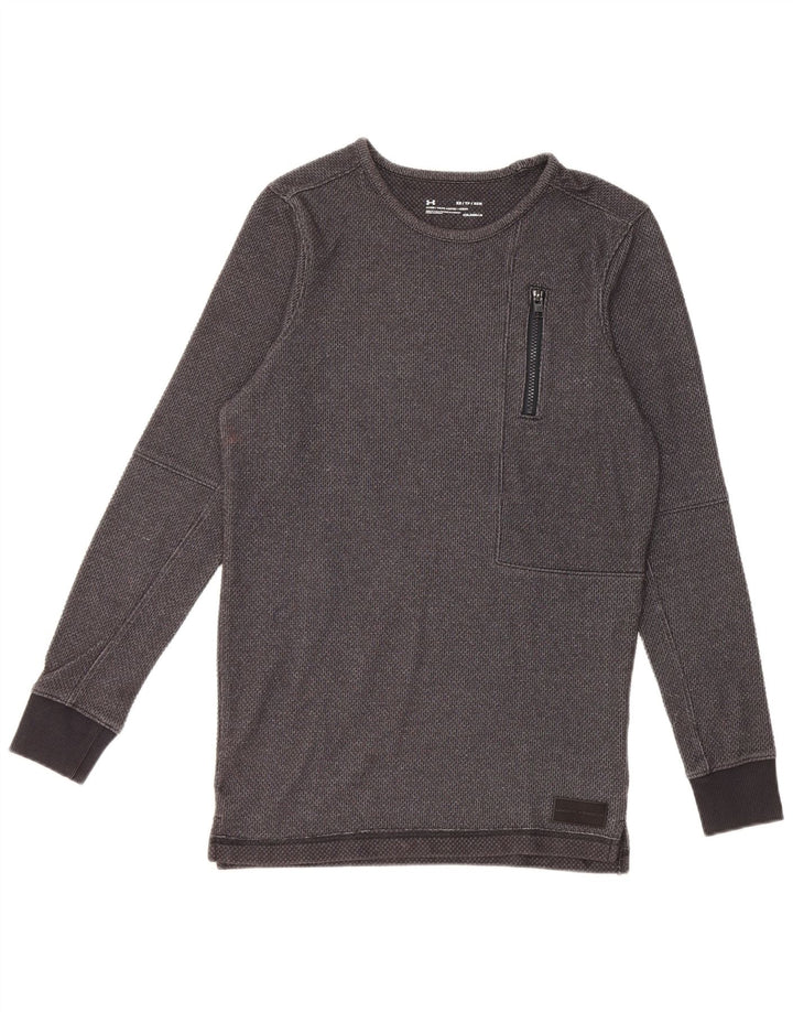 Under Armour Herren Top Langarm XS Grau