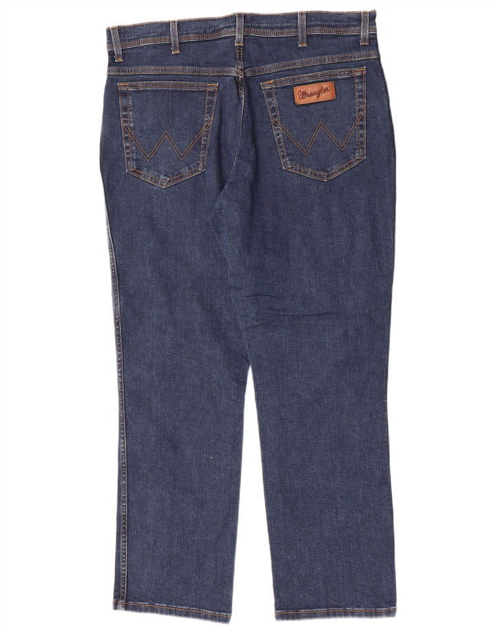 Wrangler Herren Straight Jeans W36 L30 Blau