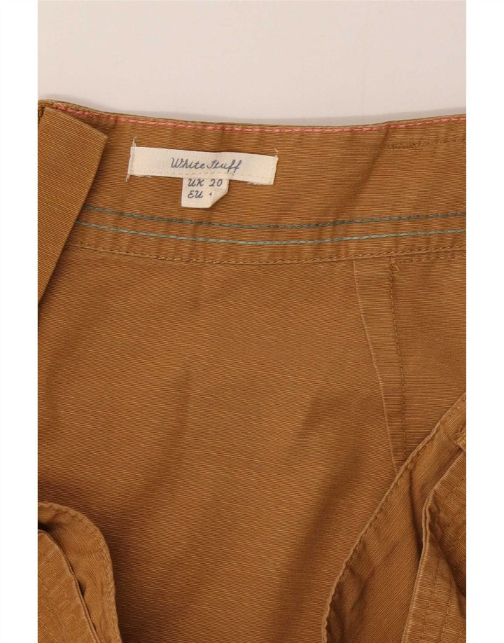 White Stuff Damen Cargorock UK 20 2XL W40 Beige Lyocell