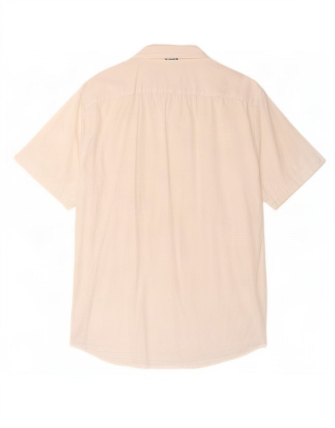 Tommy Hilfiger Herren-Stretch-Kurzarmhemd, klein, weiße Baumwolle