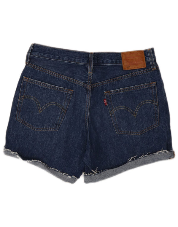Levi's Damen 501 Denim Shorts W27 Small Blaue Baumwolle