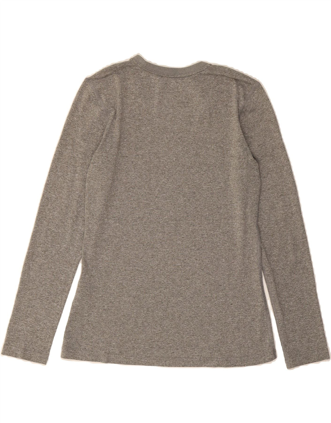 NIKE Womens Gonzaga Graphic Top Long Sleeve UK 10 Small Grey Polyester Vintage Nike and Second-Hand Nike from Messina Hembry 