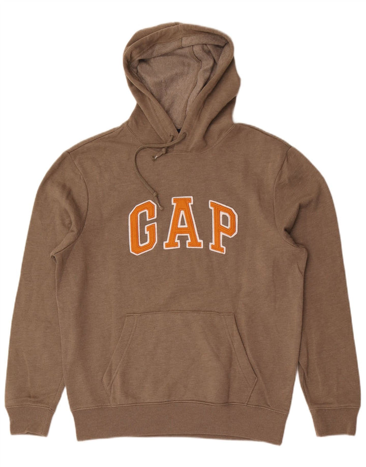 Gap Herren-Kapuzenpullover mit Grafik, mittelbraune Baumwolle