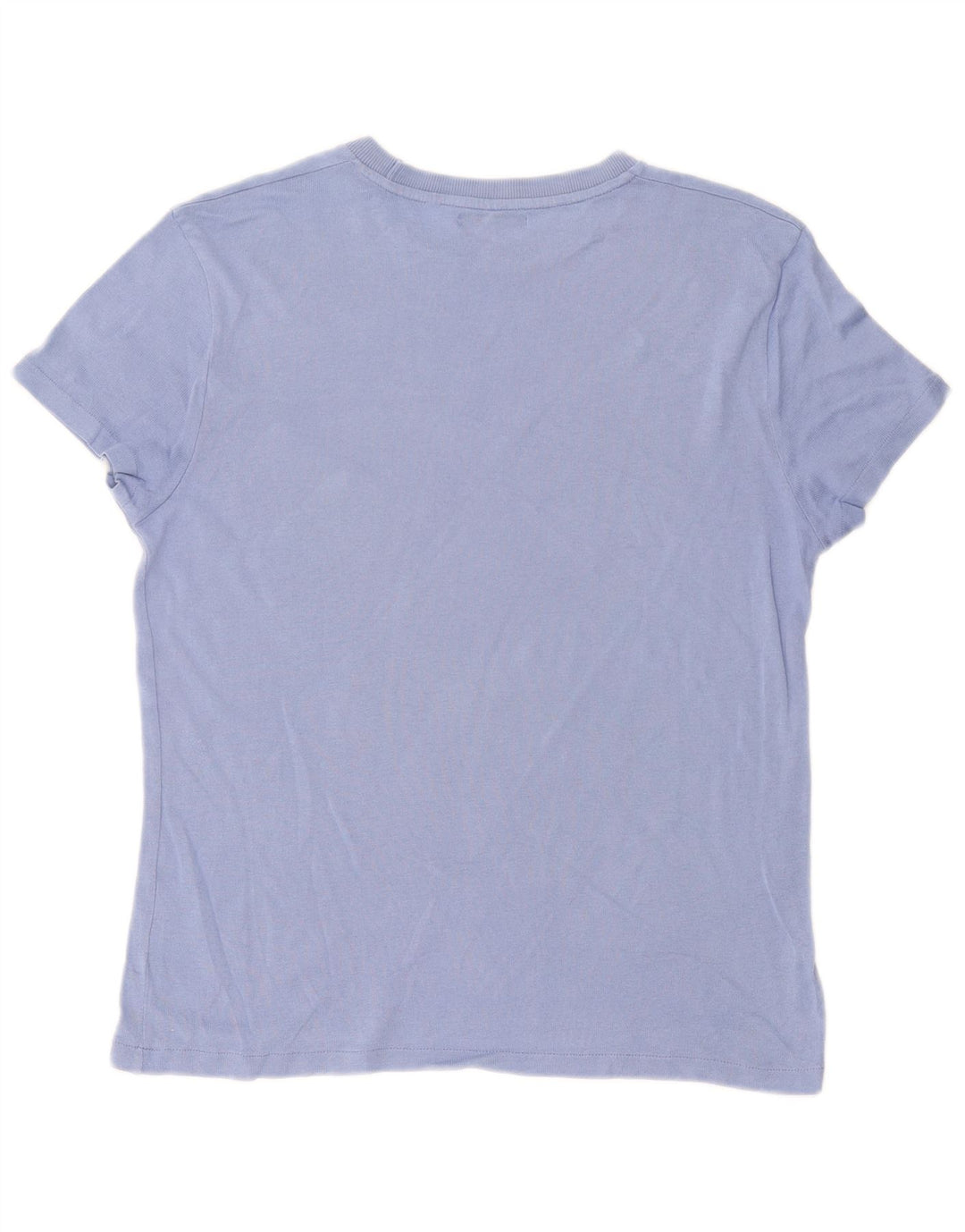 Zara Herren T-Shirt Top Small Blau Baumwolle