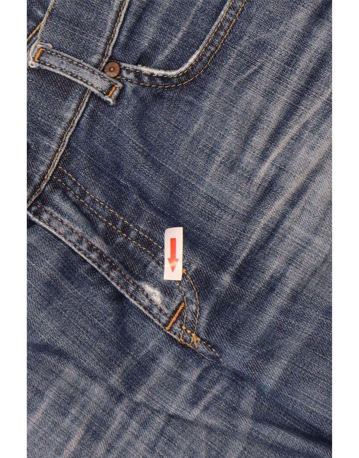 Gas Damen Bootcut Jeans W30 L32 Blaue Baumwolle