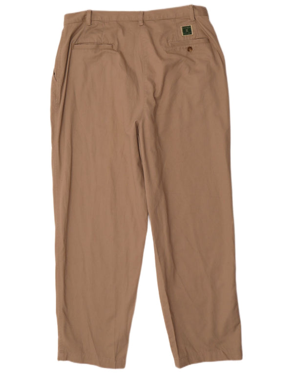 Ralph Lauren Damen-Chinohose mit hoher Taille und Pegged, US 16, XL, W34, L29, Beige