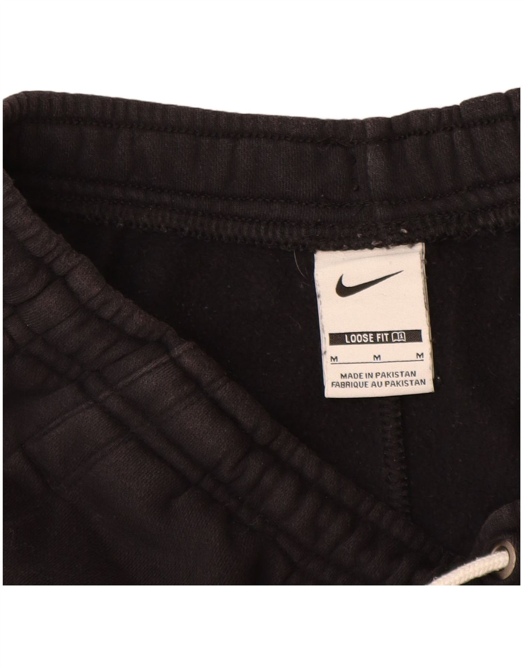 NIKE Damen-Sportshorts mit lockerer Passform, UK 12, mittelschwarz, Baumwolle