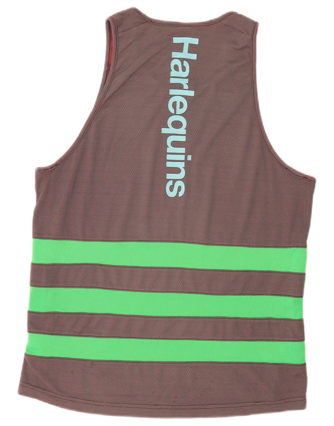 Adidas Herren Grafik-Weste, großes graues Farbblock-Polyester