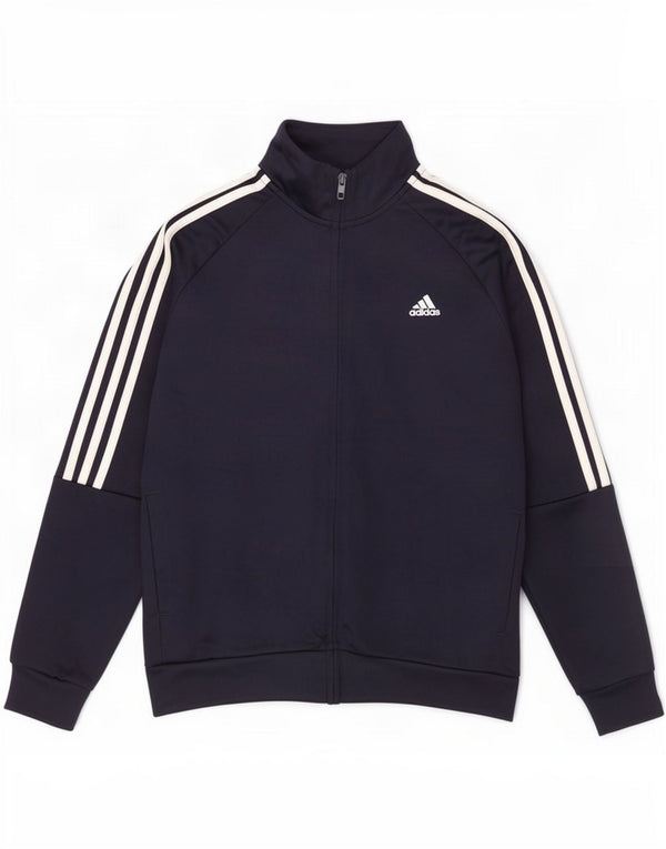 Adidas Jungen Aeroready Trainingsanzug Top Jacke 13-14 Jahre Marineblau Polyester