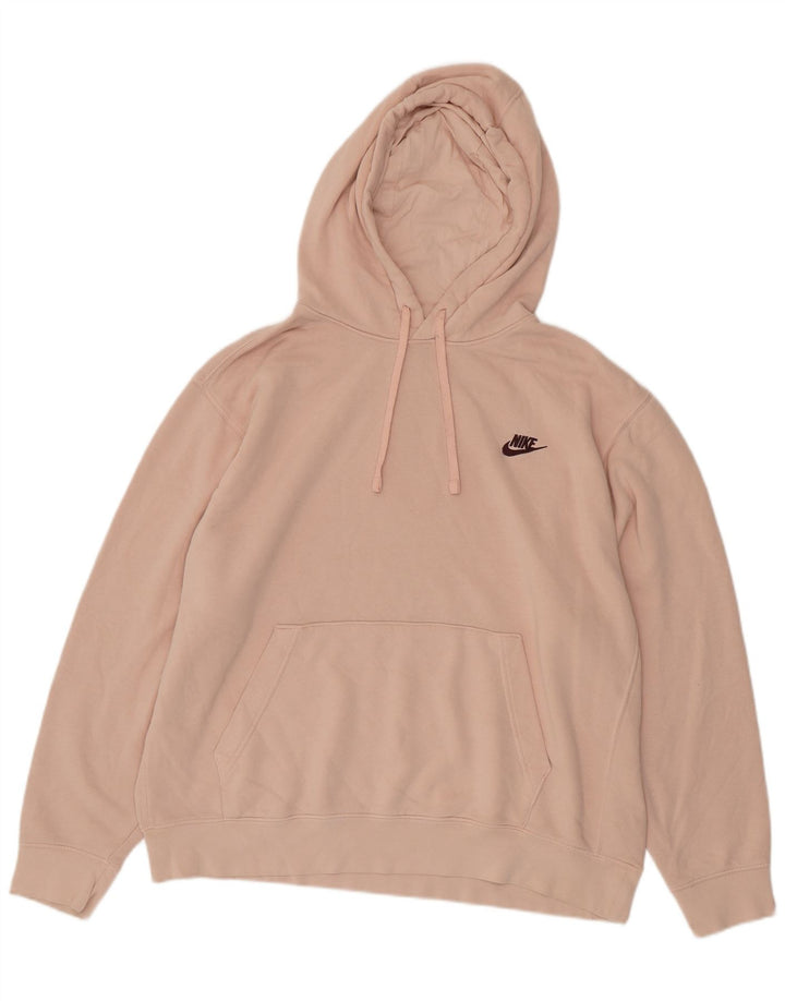 NIKE Herren Kapuzenpullover XL Rosa Baumwolle