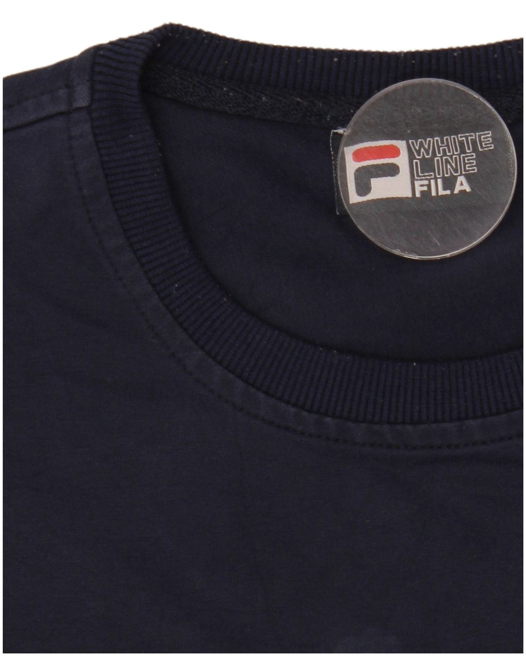 Fila Damen Grafik-Sweatshirt-Pullover UK 16 Large Marineblau Polyester