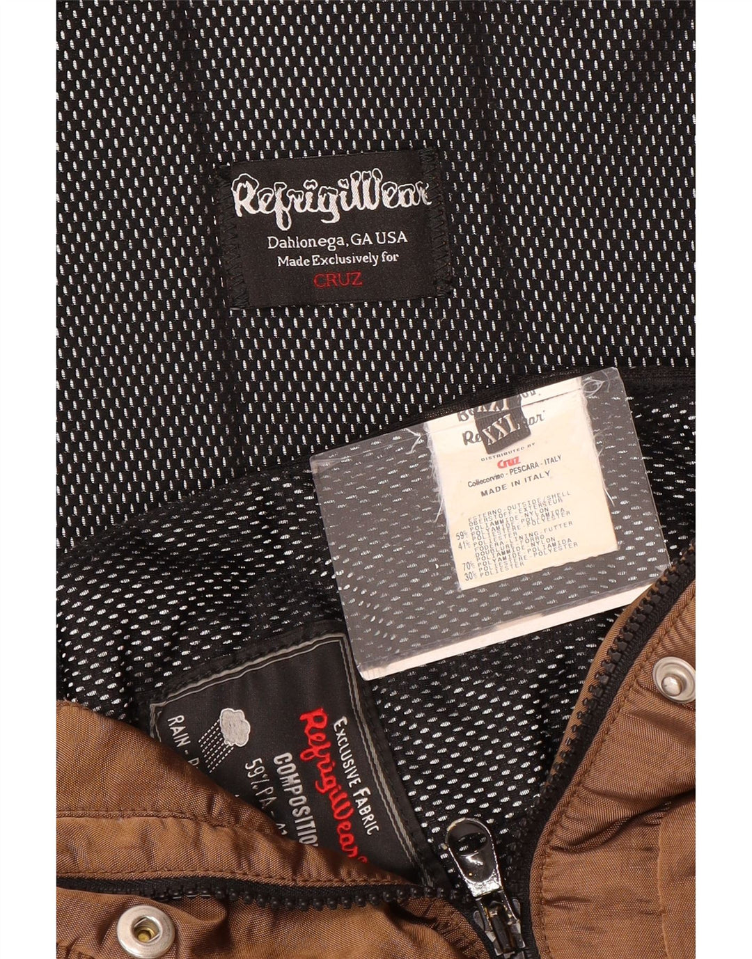 Refrigiwear Damen Cruz Hooded Windjacke UK 20 2XL Braun Polyamid