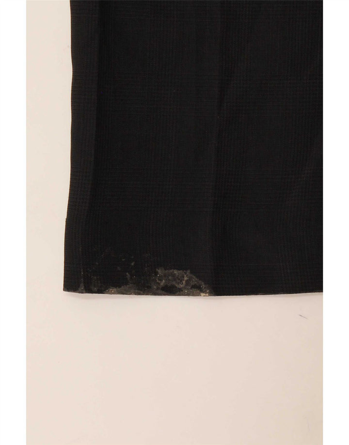 Gerade Herren-Anzughose von Marks & Spencer, W36, L33, Schwarz, Polyester