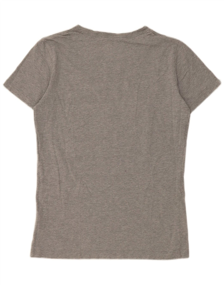 Puma Herren Grafik T-Shirt Top Small Grau Baumwolle