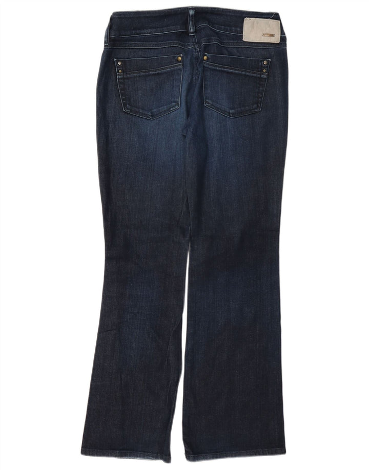 Diesel Damen Ronhar Bootcut Jeans W28 L30 Marineblau Baumwolle