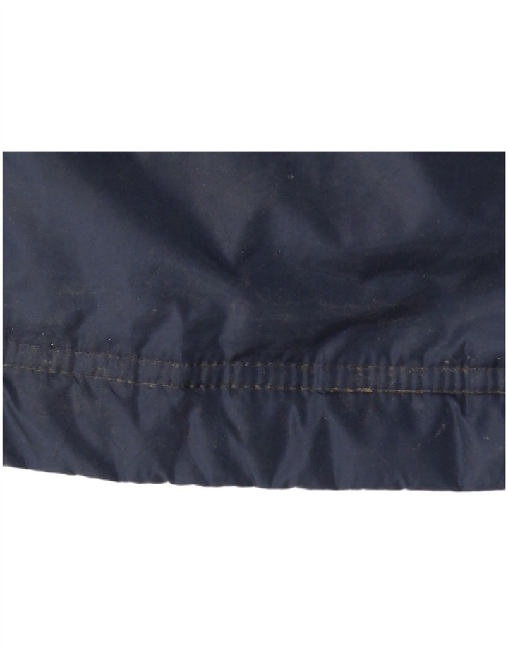 ADIDAS Herren Graphic Windbreaker Jacke UK 36 Small Marineblau Farbblock