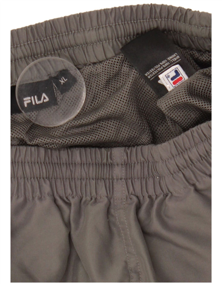 Fila Herren Sportshorts XL Grau Polyester
