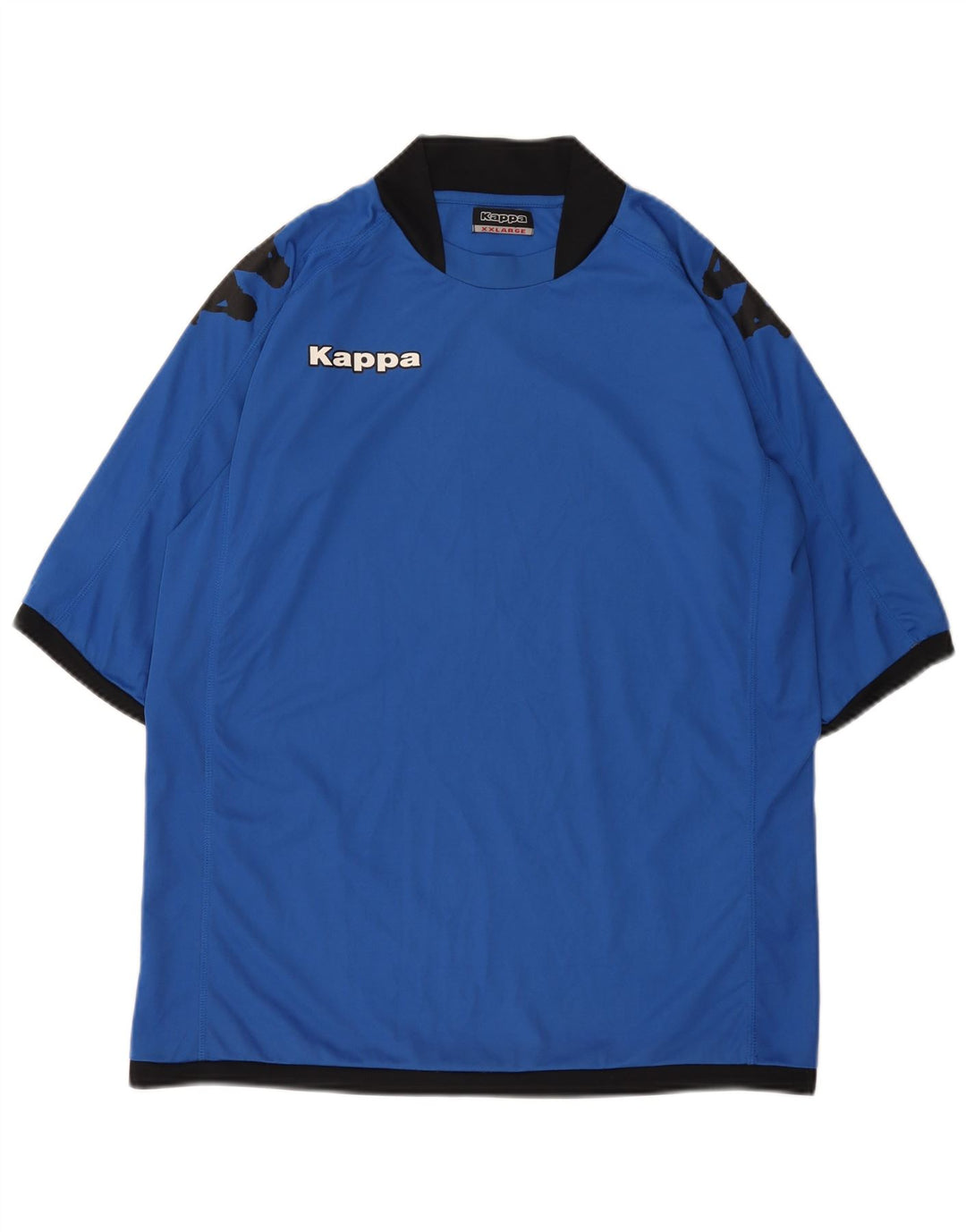 KAPPA Herren Grafik T-Shirt Top 2XL Blau Polyester