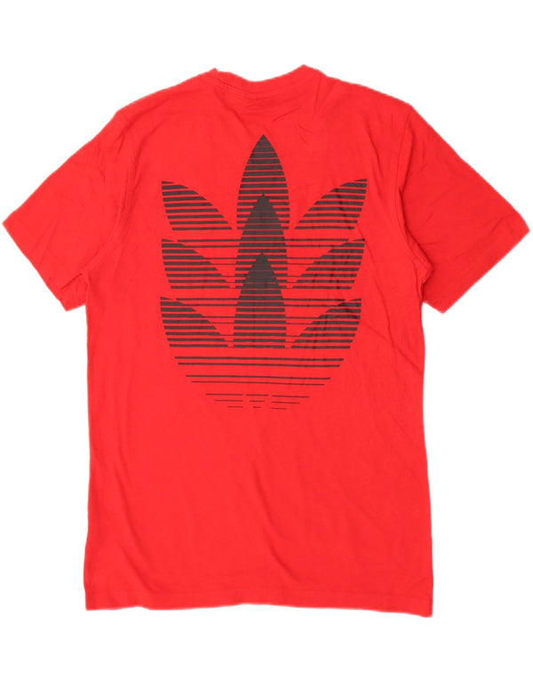 Adidas Herren Grafik T-Shirt Top Mittelrot