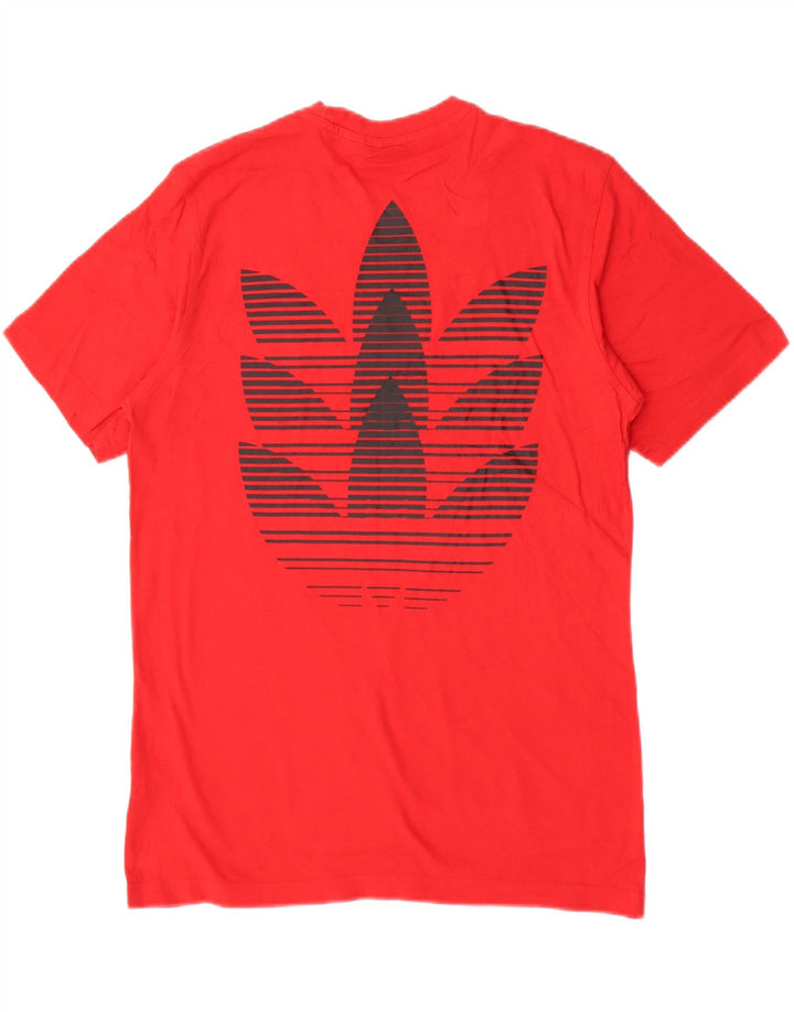 Adidas Herren Grafik T-Shirt Top Mittelrot