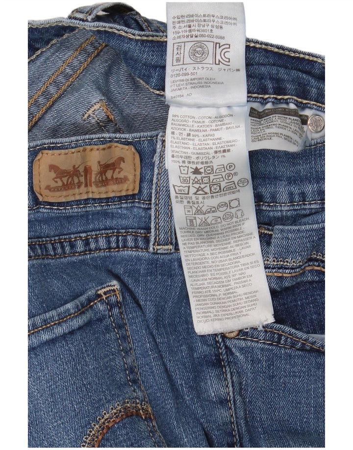 Levi's Damen 515 Bootcut Jeans W31 L32 Blaue Baumwolle