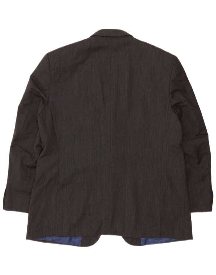 Marks & Spencer Herren-Blazer mit 2 Knöpfen, UK 44, 2XL, graue Wolle