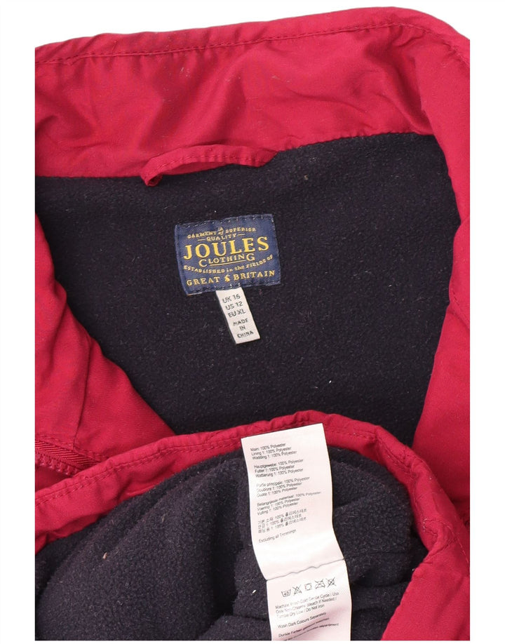 Joules Damen Steppweste UK 16 Large Pink Polyester