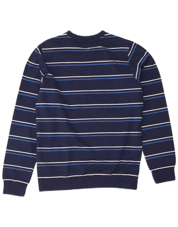 Nautica Sweatshirt-Pullover für Jungen, 13–14 Jahre, marineblau, gestreift, Baumwolle