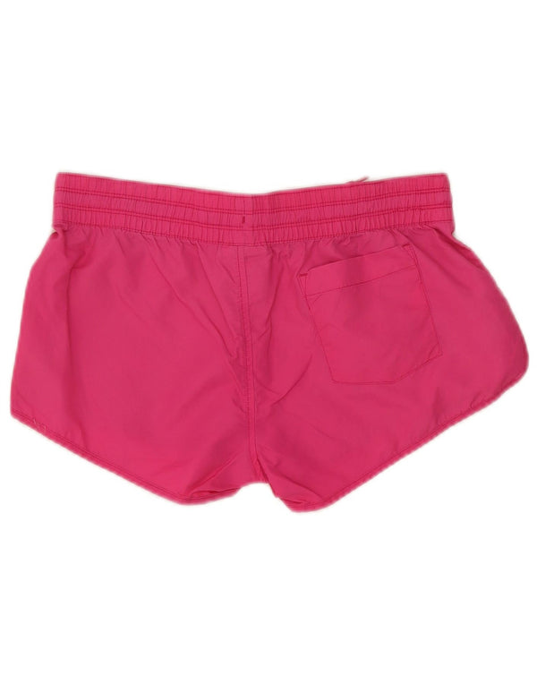 Champion Damen Sportshorts UK 10 Small Rosa Polyamid