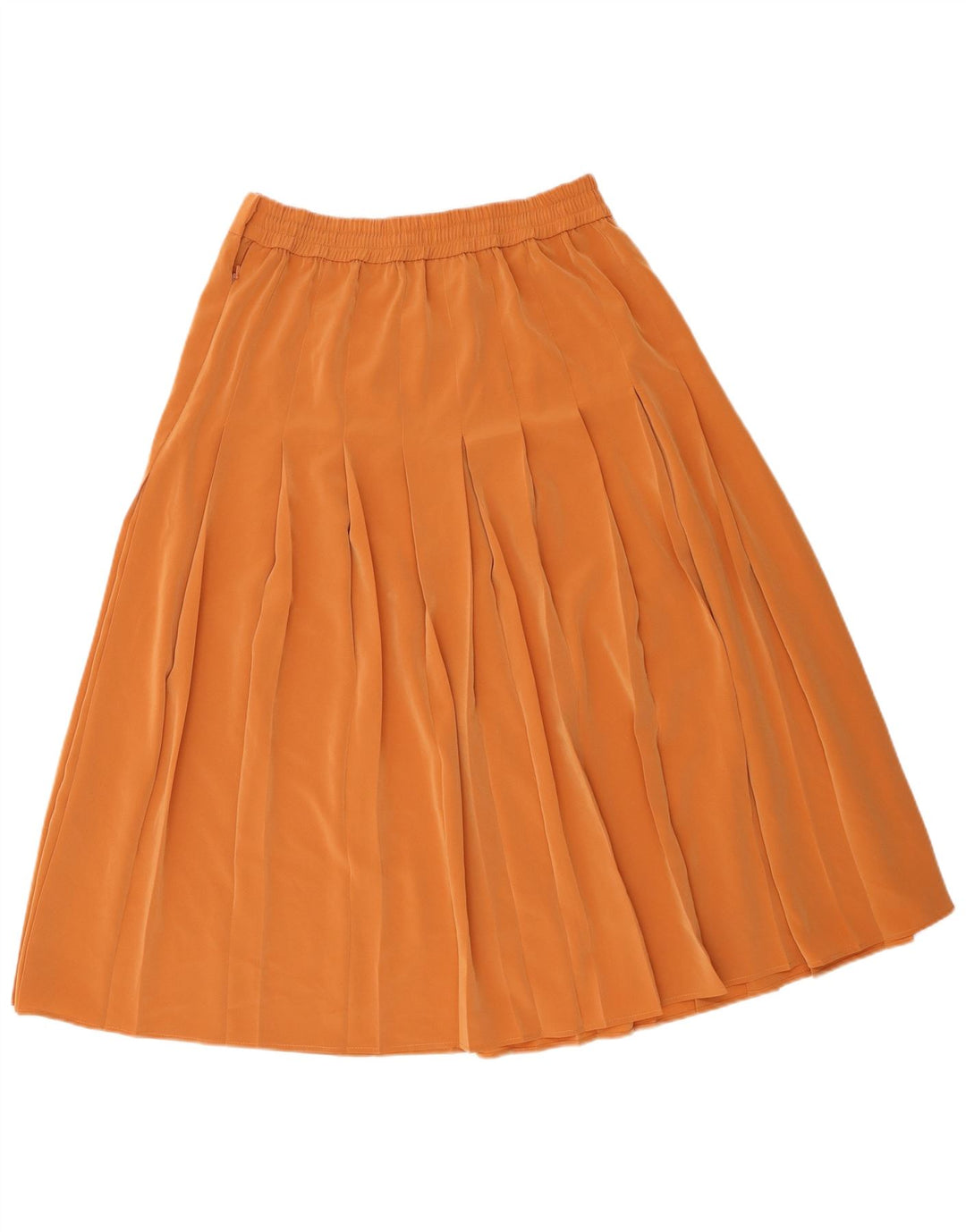 Jacques Vert Damen Faltenrock UK 16 Large W34 Braun Polyester