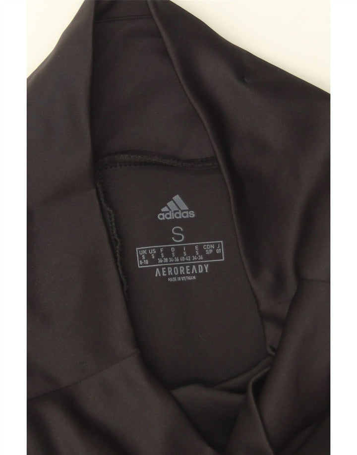 Adidas Damen Aeroready Leggings UK 8/10 Small Schwarz Polyester