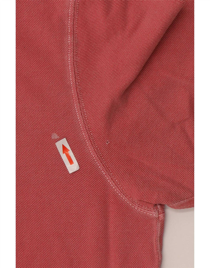 Tommy Hilfiger Herren-Poloshirt, große rote Baumwolle