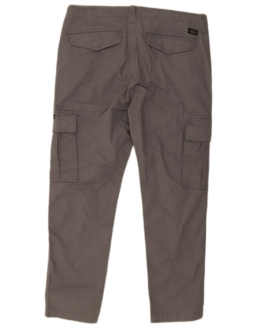 Superdry Herren Slim Cargohose W36 L32 Graue Baumwolle