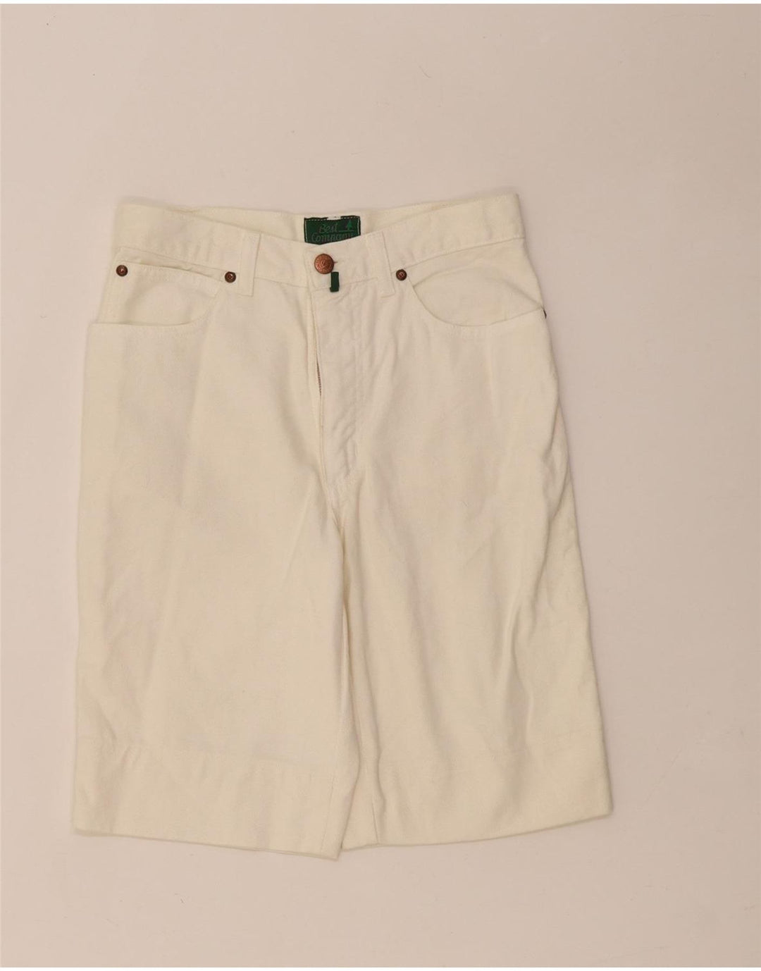 Best Company Damen Bermudashorts UK 14 Medium W28 Off White