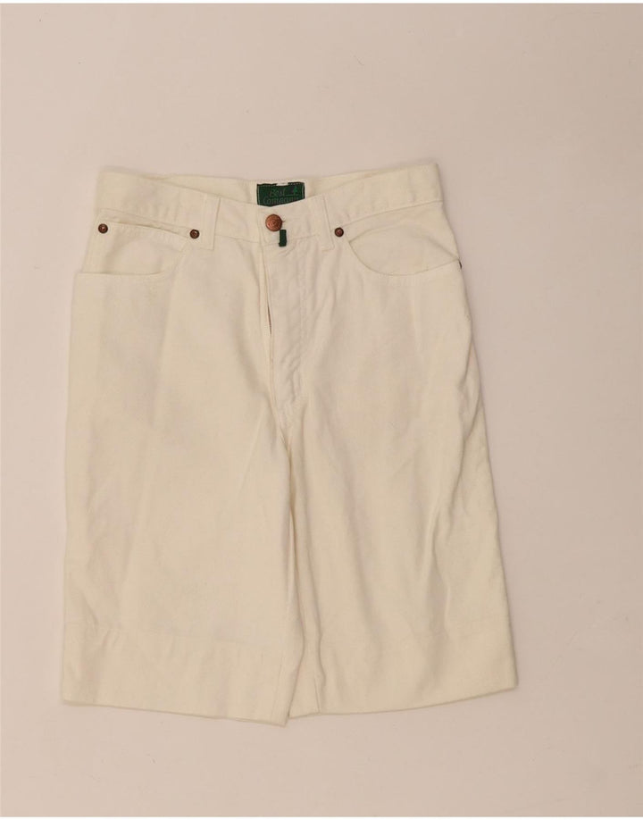 Best Company Damen Bermudashorts UK 14 Medium W28 Off White