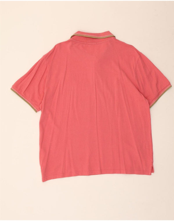 Trussardi Herren Poloshirt 2XL Rosa Baumwolle