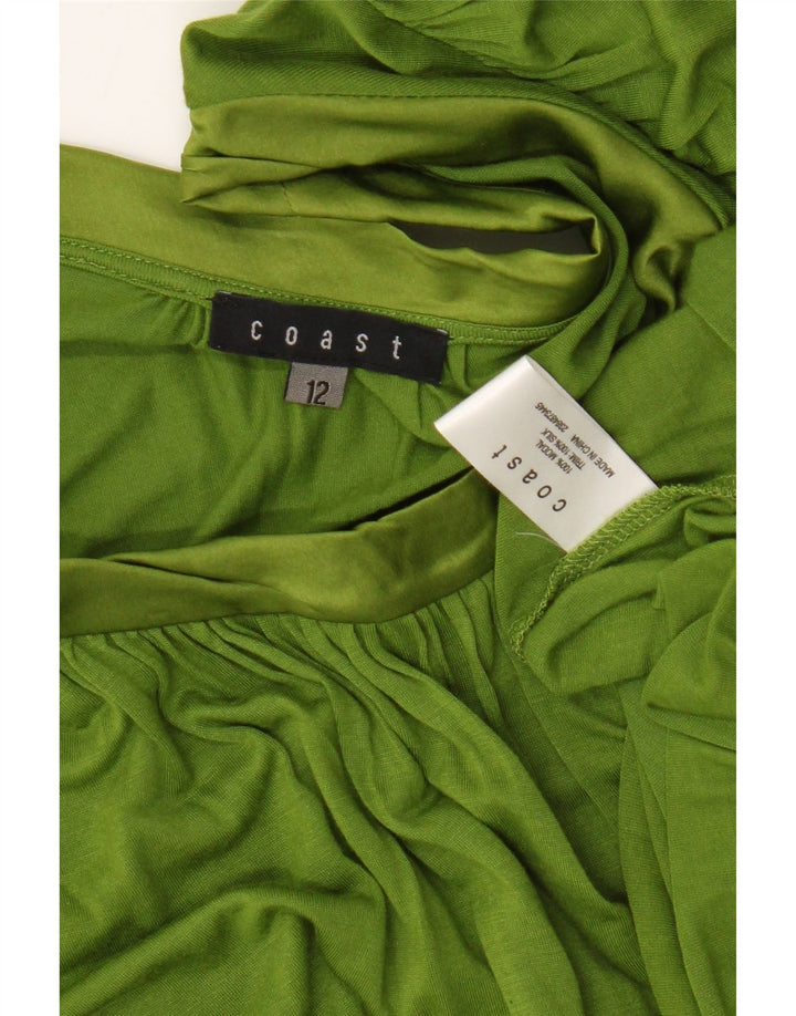 Coast Damen Blusentop UK 12 Mittelgrün Modal