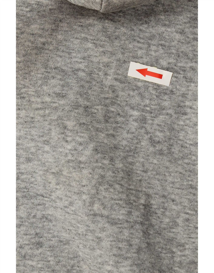 Adidas Herren Graphic Hoodie Pullover mittelgraue Baumwolle