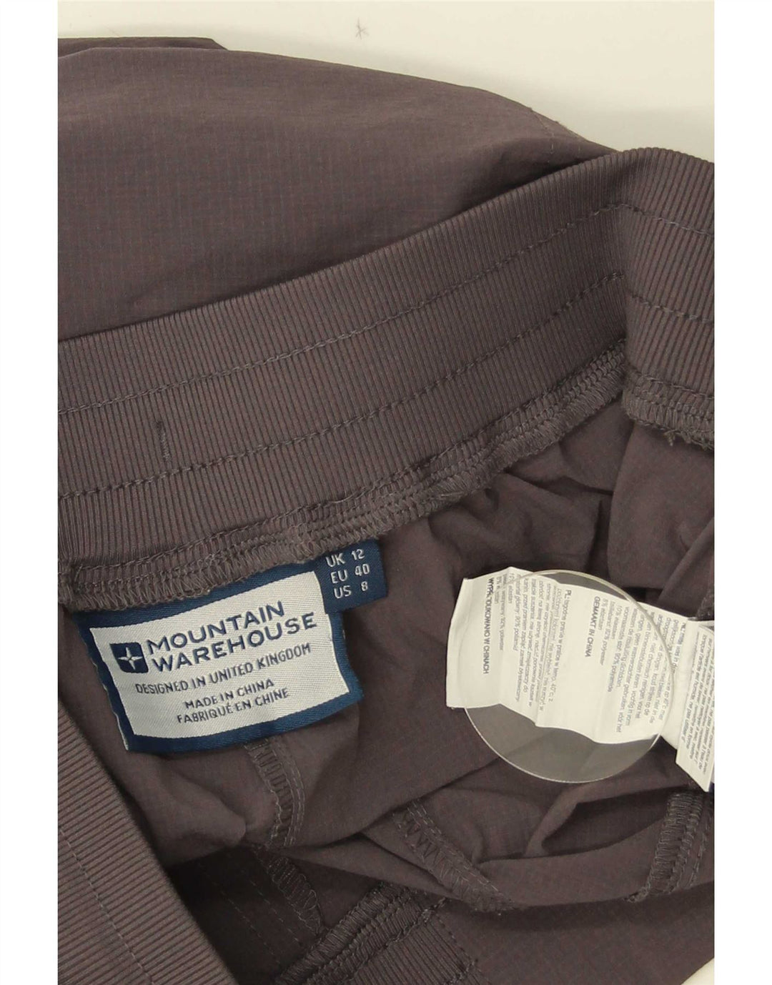 Mountain Warehouse Trainingshose für Damen, UK 12, mittelgraues Polyester